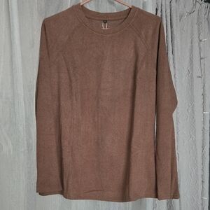 Brown Long Sleeve Women's Top